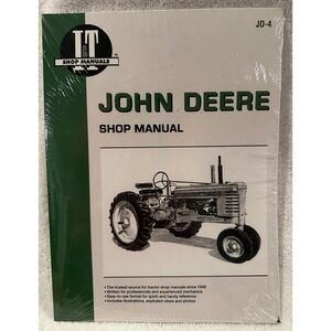 John Deere Shop Manual I&T JD-4 Series A B G H Models D M MT Repair Guide New